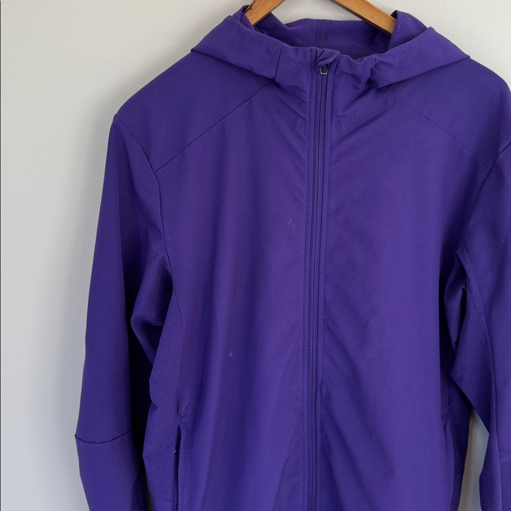 lululemon Warp Light Jacket *Packable Spring Rain Coat Petrol Purple Size L